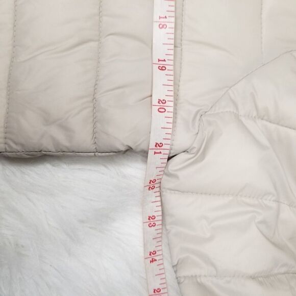 US Polo ASSN puffer coat taupe Women's size large - Picture 7 of 8